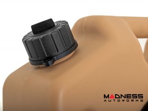 Fluid Container - Flat - Mountable - Rough Country - Tan - 10L